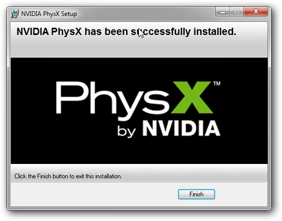 PhsyX Windows Error