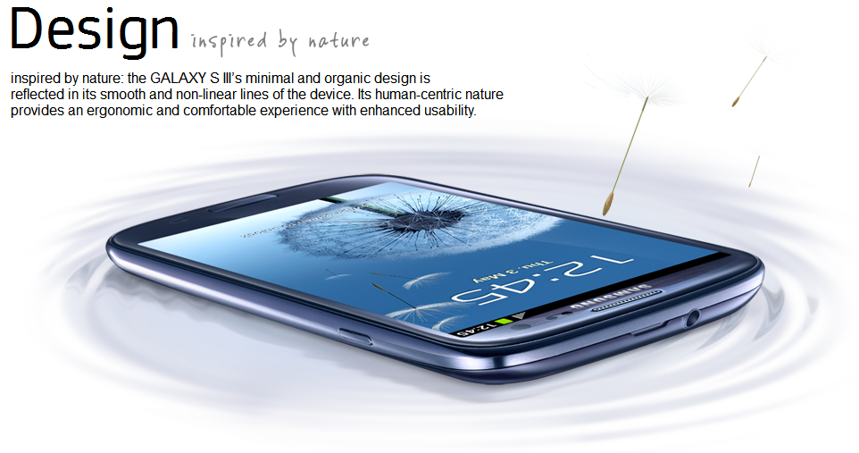 Samsung Galaxy S3 Design