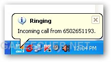 Incoming VOIP Call